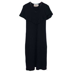 Vintage Frederika Jean Spark Maxi Dress Lambswool Angora Knit Womens Size Small